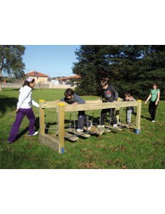 Escalier oscillant horizontal pour aire de jeu 2