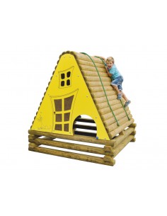 Cabane rustique pour aire de jeux