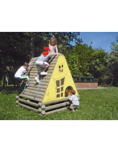 Cabane rustique pour aire de jeux 2