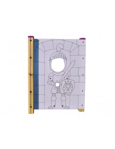 Panneau photo avec trou pour le visage