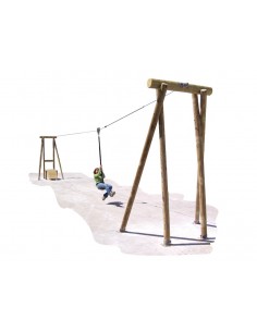 Tyrolienne Mouro pour aire de jeux