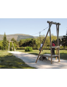 Tyrolienne Mouro pour aire de jeux 2