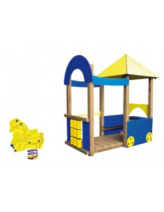 Chariot Cabuerniga pour aire de jeux