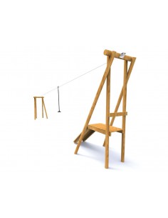 Tyrolienne Dobra pour aire de jeux