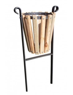 Corbeille avec panier conique