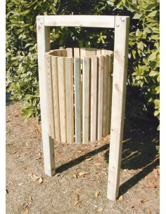 Corbeille en bois traité en autoclave 2