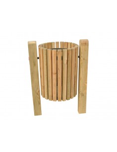 Corbeille ronde et rabattable