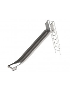 Toboggan inox pour aire de jeux