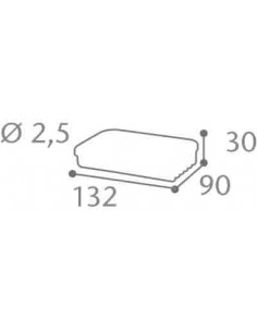 Porte-savon métal SANEA 2