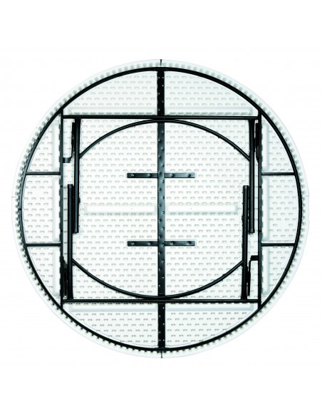 Table Pliante Polypropylène ronde Grenade