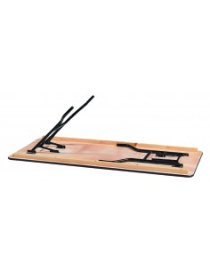 Table bois exotique pliante rectangulaire Tarragone