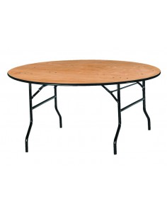 Table bois exotique pliante rectangulaire Tarragone