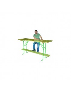 Table Comptoir Pliante Bois Vienne