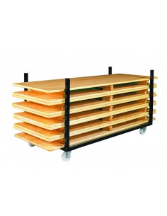 Chariot pour tables rectangle n°2