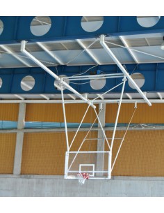 Structure de panier de basket mural pour gymnase –