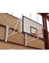Kit panier de basket section tubulaire carrée et rabattable