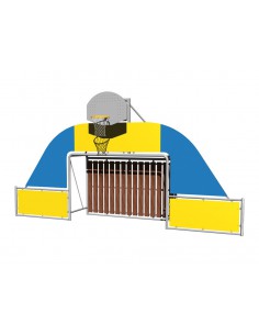 Frontale pour zone multi-sports DP703 et DP704