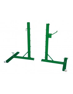 Poteaux Tennis avec treuil à crémaillère