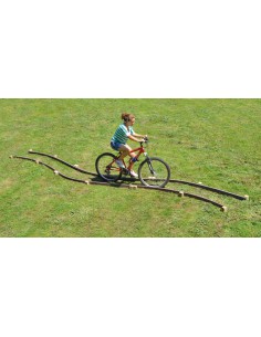 Parcours vélo zig zag 