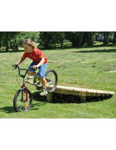 Parcours vélo plan incliné, bois autoclave 2