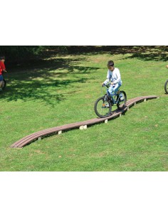 Passerelle à courbes bois autoclave