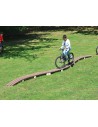 Passerelle pour parcours vélo en bois autoclave