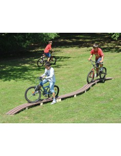 Passerelle à courbes bois autoclave 2