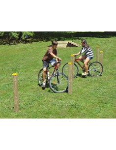 Slalom pour parcours vélo