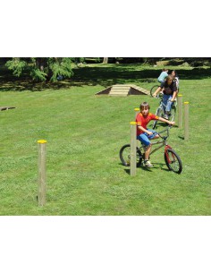 Slalom pour parcours vélo 2