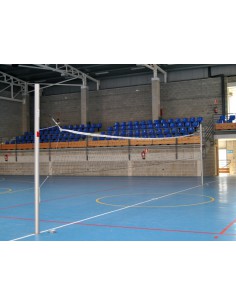 Poteaux Volley-ball avec roues et base en T