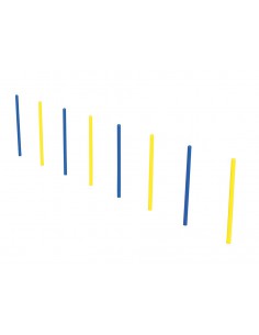 Slalom pour parcours canin